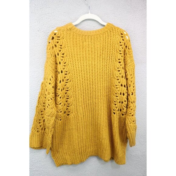 Pilcro Anthropologie Chunky Cut Out Oversized Sweater-Size XS-BOHO - Picture 8 of 10